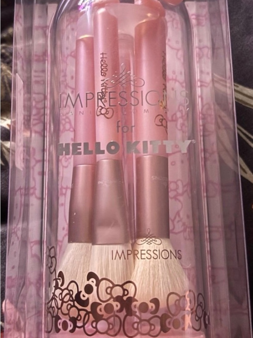 Hello kitty make up brush set